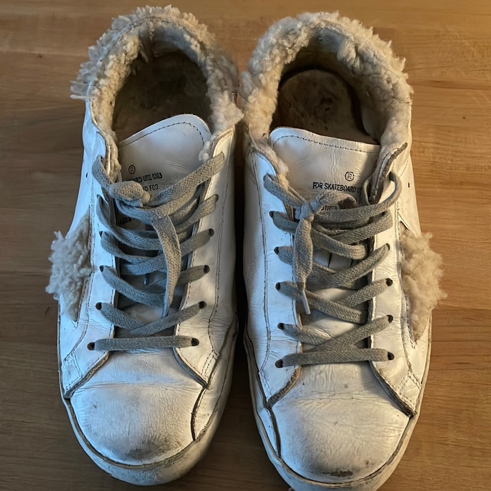 Shearling GGs for sale! Size 9, white.